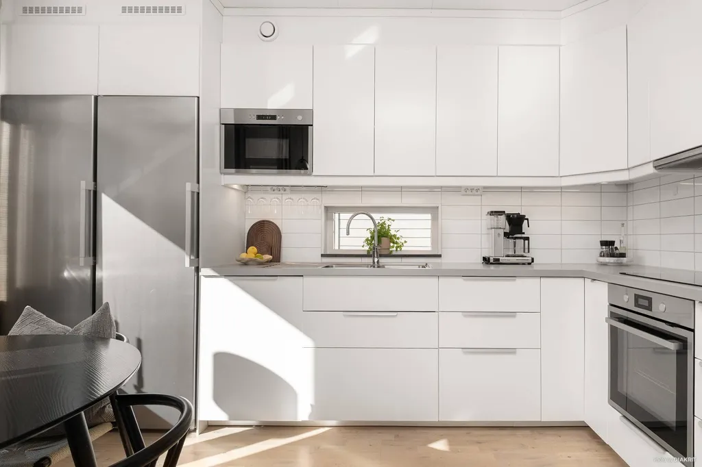 Köök - Cozy Apartment with Garden in Häljarp