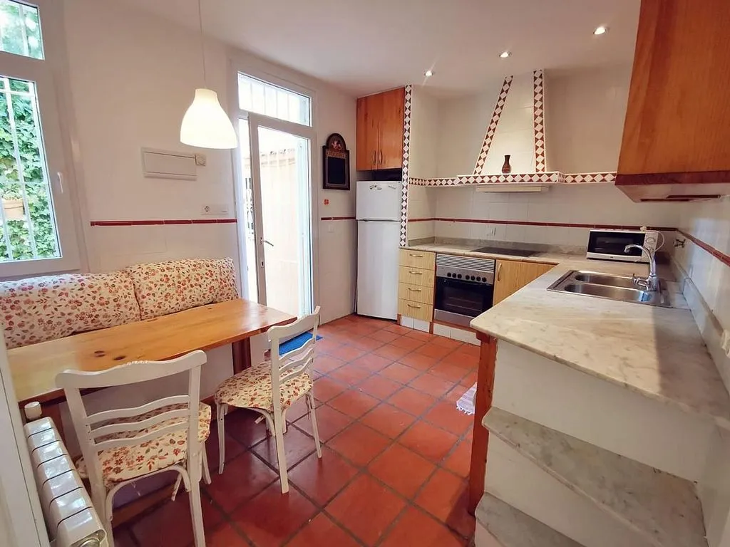 Köök - Studio Flat with Terrace in Chamberí, Madrid