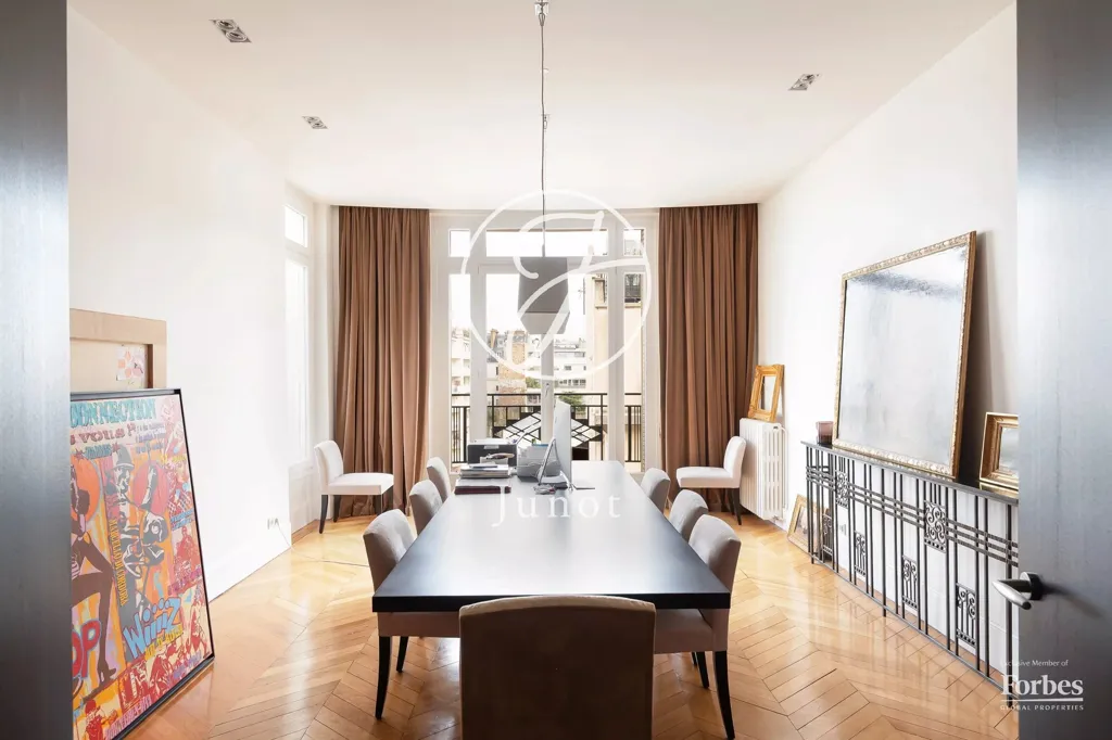 Salle à manger - Appartement Duplex avec Terrasses à Paris 16e