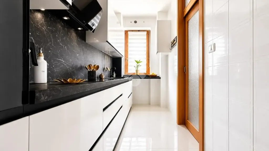 Cucina - 4-Bedroom Apartment with Balcony in San Severo