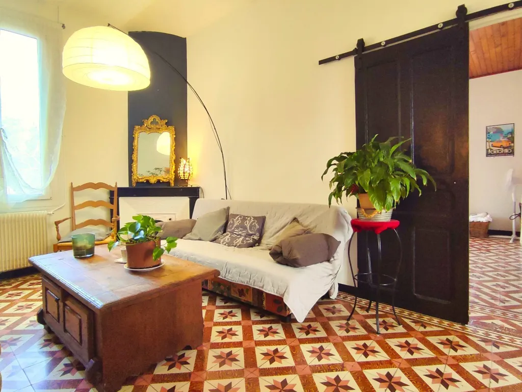 Living Room - Character House with Pool in Cévennes