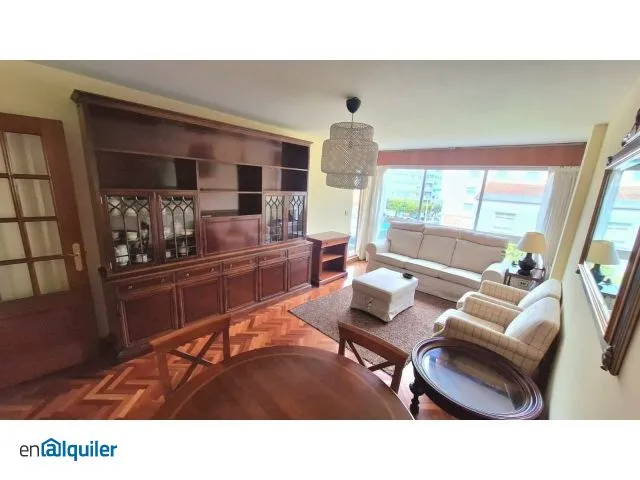 Living Room - Furnished Flat with Terrace in Fonteculler
