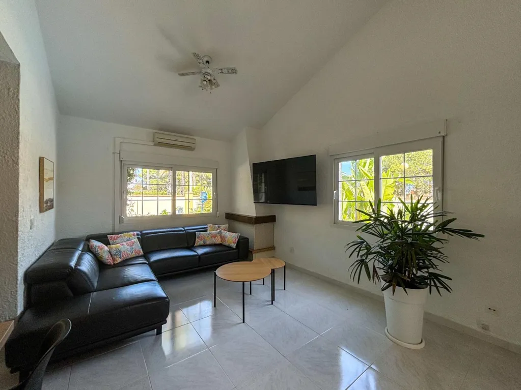 Living Room - Mediterranean Villa with Pool in Cabo Roig