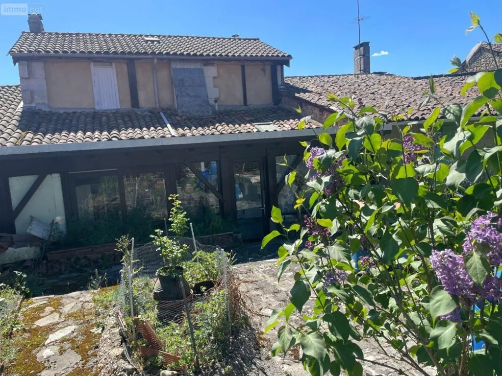 Jardin - Maison Ancienne en Pierre avec Jardin à Parcoul-Chenaud