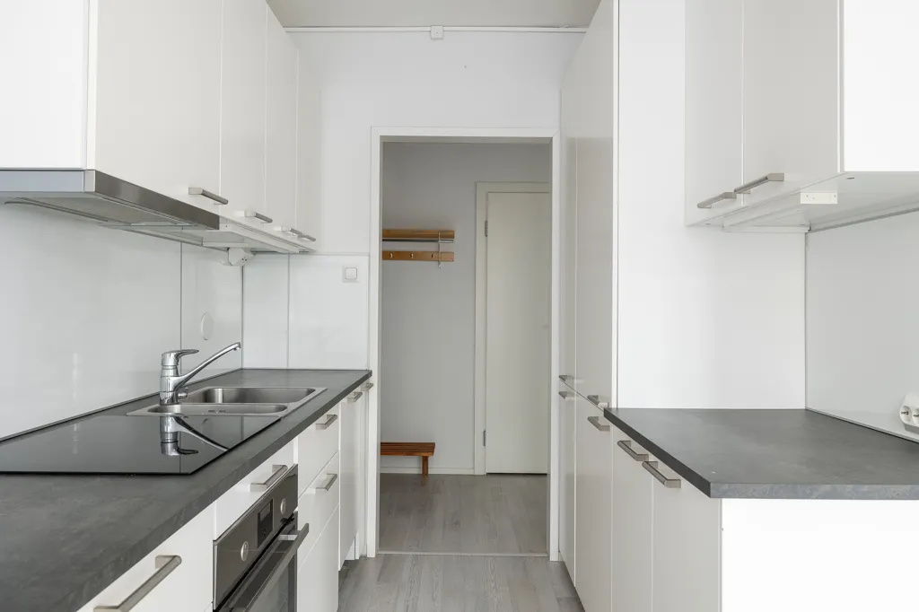 Köök - Modernised Apartment with City Centre Views in Lahti
