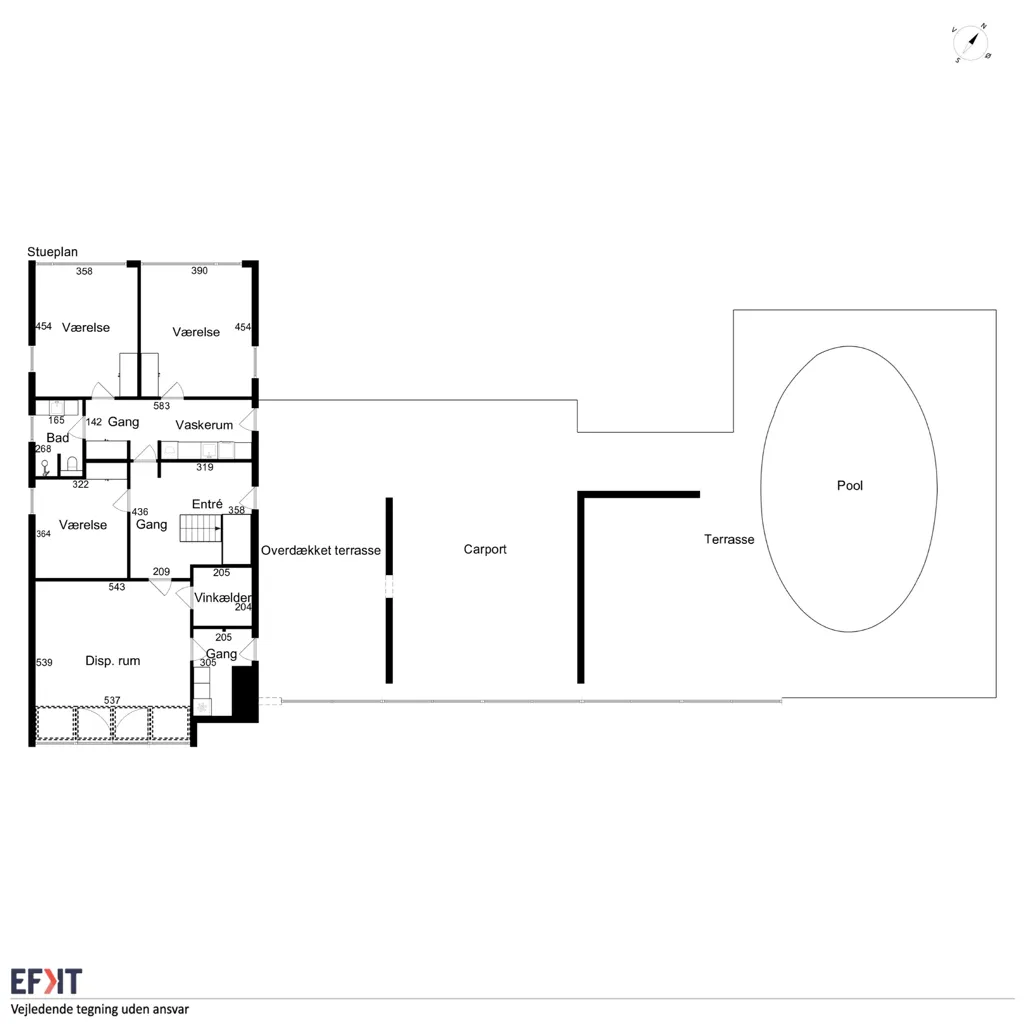 Plan - Modern Villa with City View in Næstved
