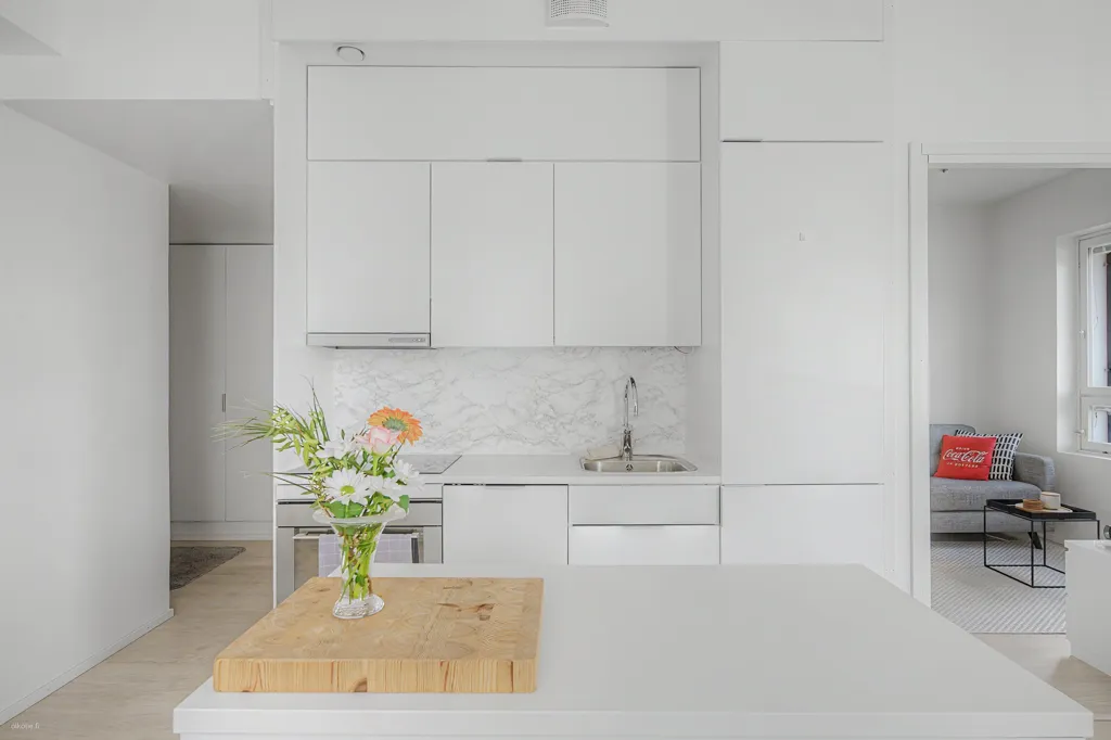Cuisine - Apartment with Garden in Vantaa