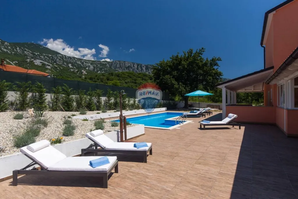 Pool - Apartment with Pool in Tribalj, Vinodolska