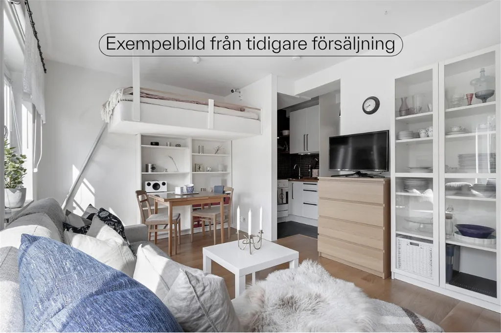 Soggiorno - Efficient Flat with Loft Potential in Blackeberg