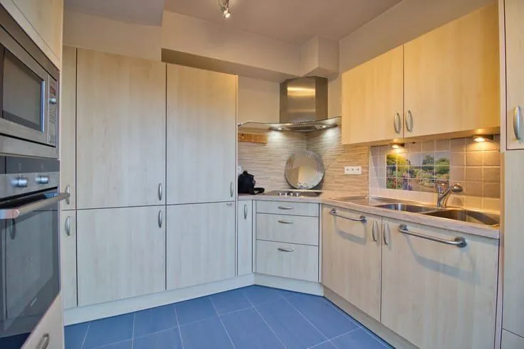 Köök - Apartment with Terrace in Louvain-la-Neuve