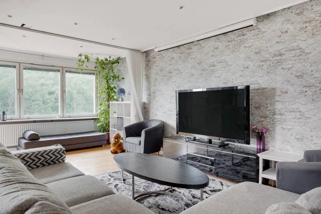 Soggiorno - Apartment with Balcony in Almvik, Malmö
