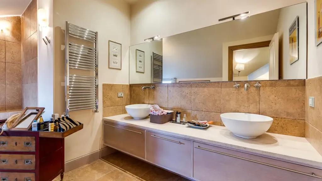 Salles de bain - Penthouse with Terraces in Rome