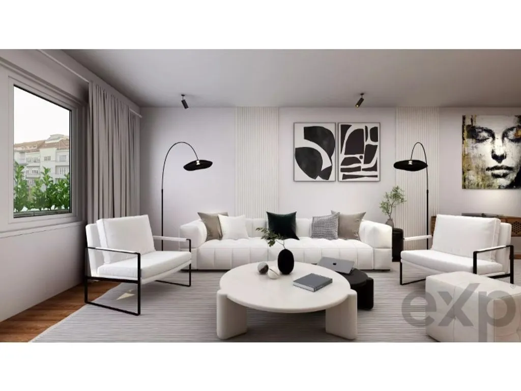 Séjour - Penthouse Flat with Courtyard in Downtown Lisbon