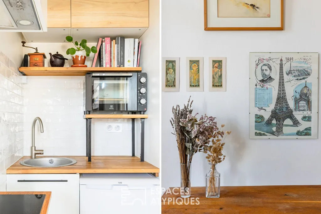 Cuisine - Studio Lumineux au Cœur de la Réunion, Paris