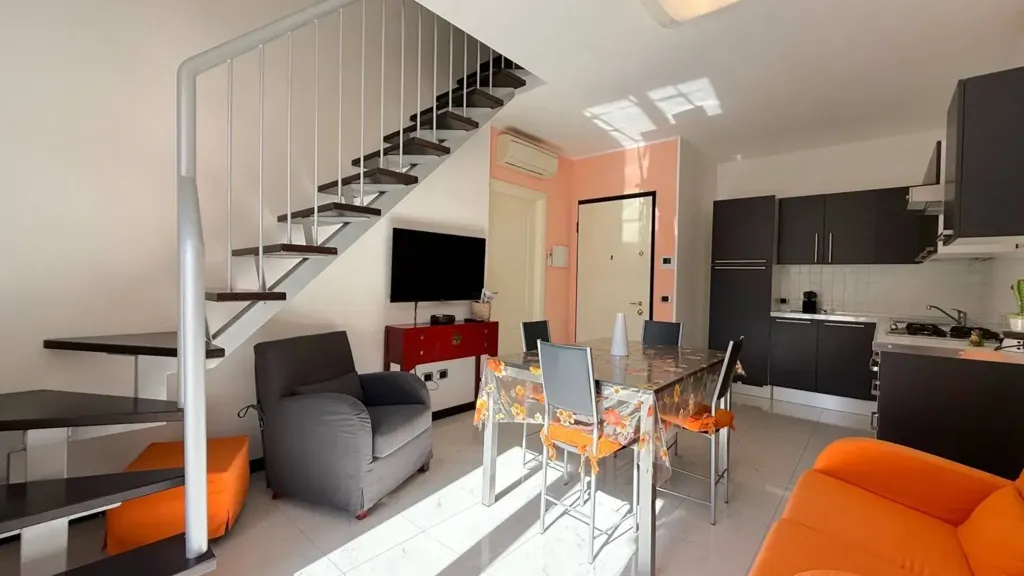 Séjour - Modern Apartment with Terrace in Loano