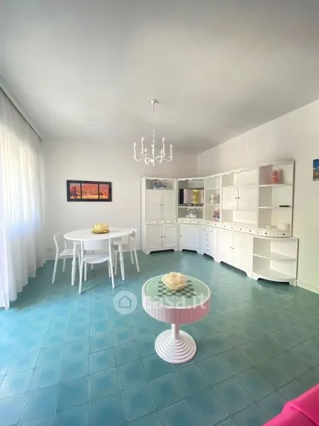 Living Room - Apartment with Private Courtyard in Riccione