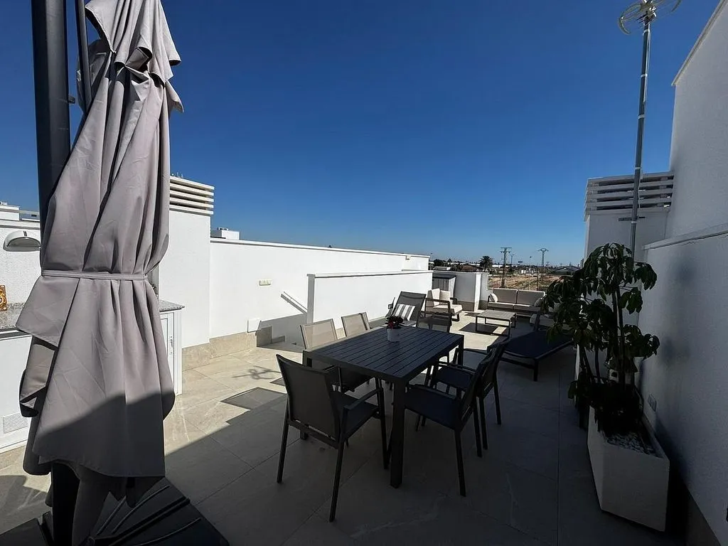 Terrace - Duplex with Pool and Terrace in San Pedro del Pinatar