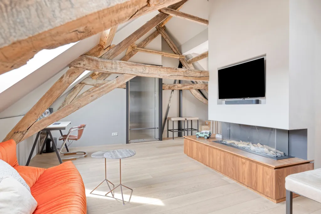 Living Room - Monumental Penthouse with Dachterras in ’s-Hertogenbosch