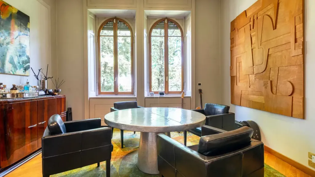 Dining Room - 1920s Villa with Garden in Vigevano Centre