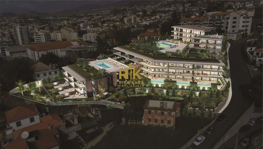 Vue aérienne - Luxury Flat with Sea Views in Funchal