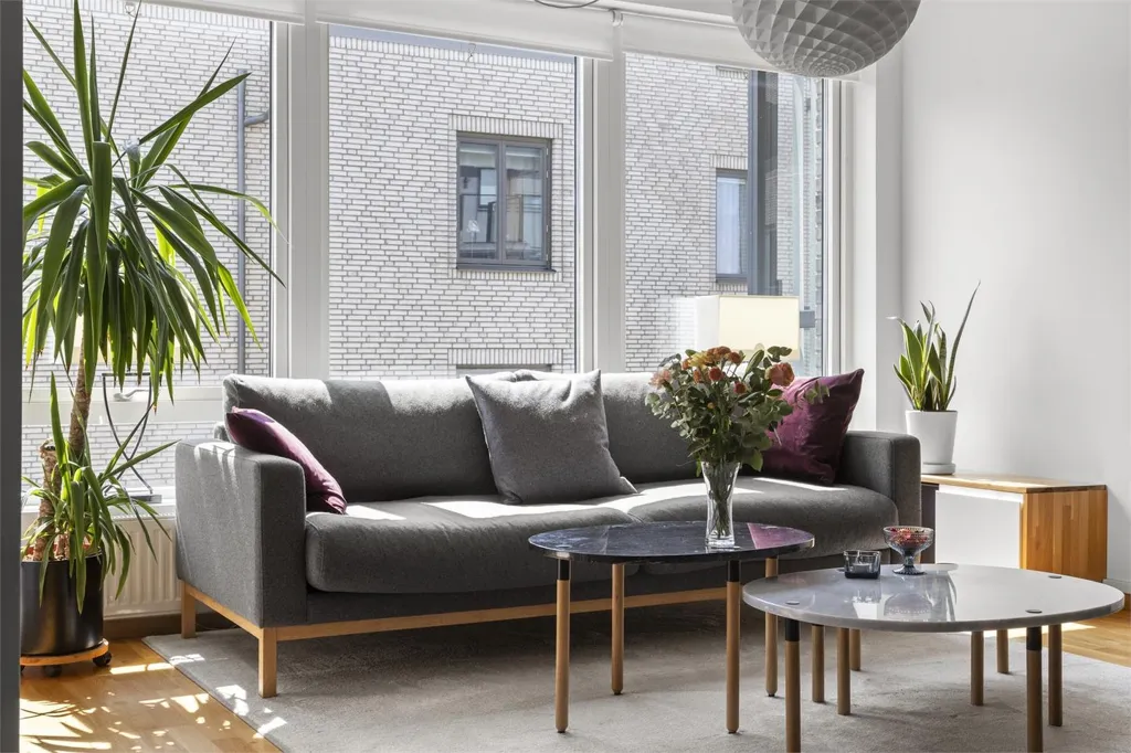 Séjour - Apartment with Balcony in Söder, Varberg
