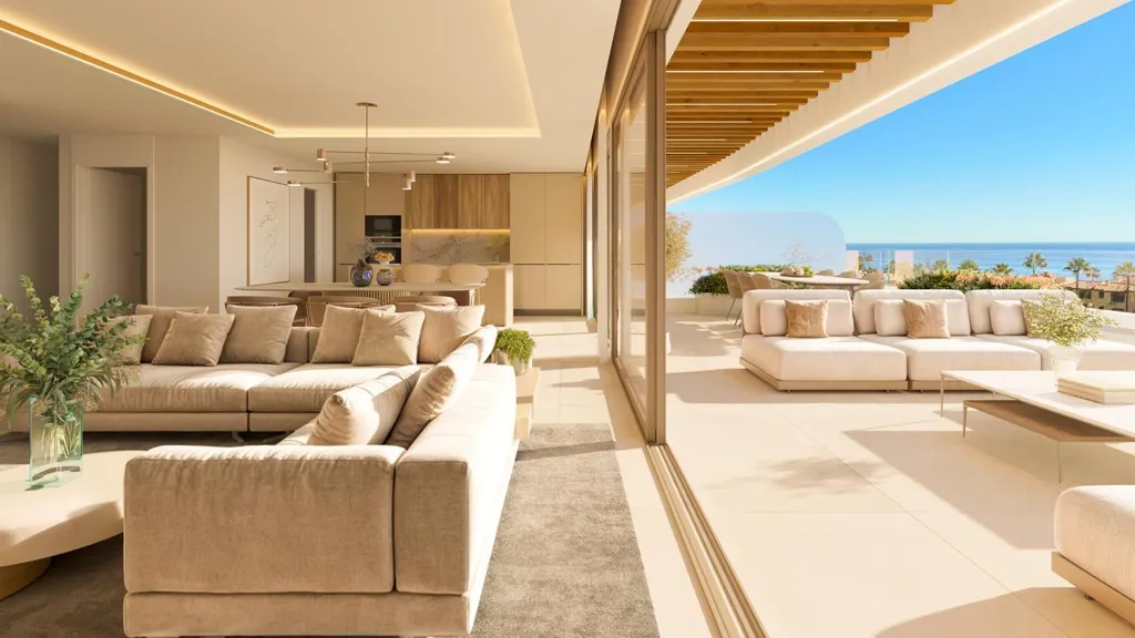 Séjour - Penthouse with Rooftop Pool in Casares