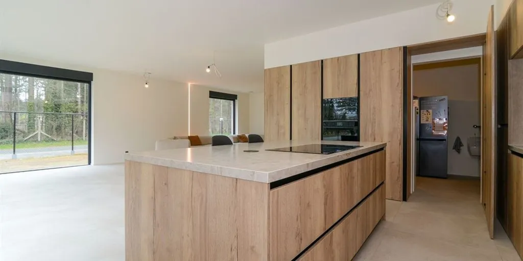 Köök - Modern Flat with Garden in Eisden