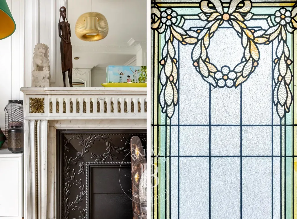Séjour - Appartement Haussmannien avec Balcon Filant à Paris 8ème
