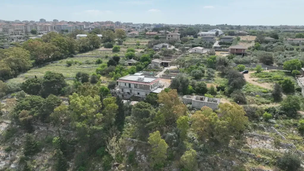 Vue aérienne - Independent House with Panoramic View in Modica