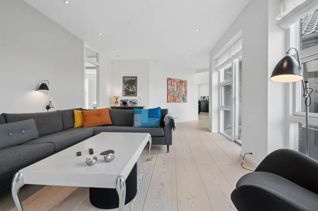 Living Room - Architectural Villa in Hastrup