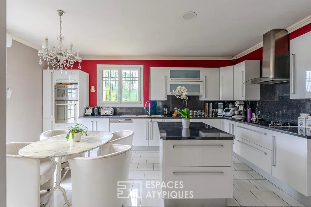 Cucina - Historic Millhouse with River View in Le Pallet