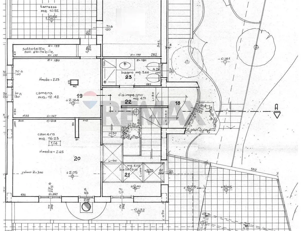 Plan - Villa with Garden in Faetano