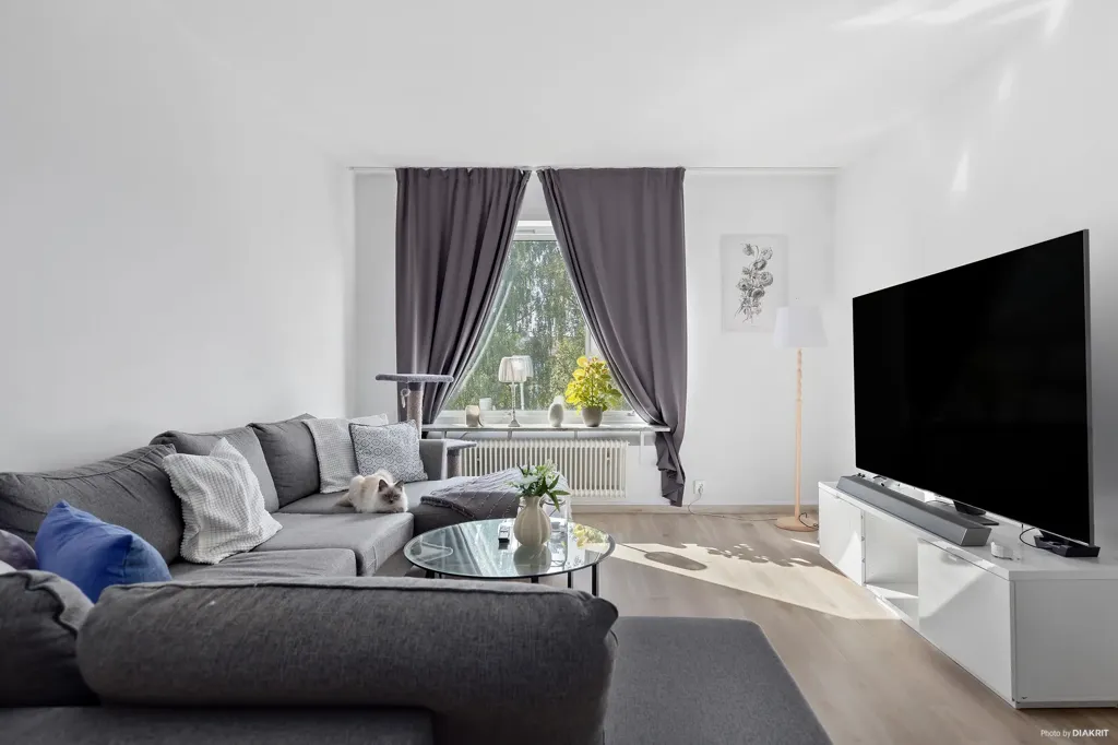 Séjour - Apartment with Balcony in Örkelljunga