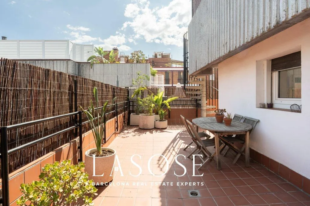 Terrace - Duplex Penthouse with Pool in Tres Torres, Barcelona