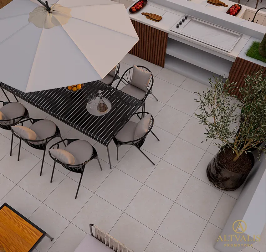 Õhuvaade - Penthouse with Private Pool in Palma