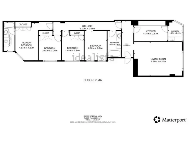 Plan - Apartment with Large Windows in Vigo