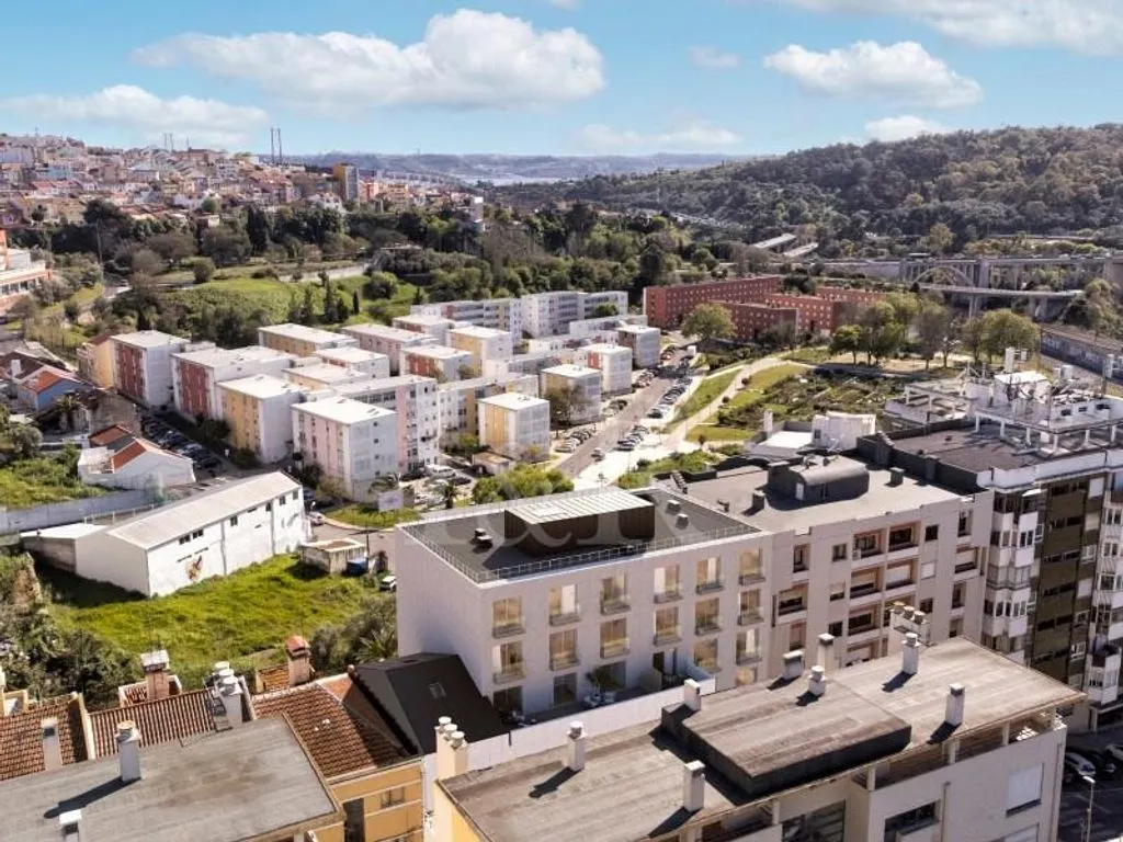 Vue aérienne - Luxury Flat with City View in Campolide, Lisbon
