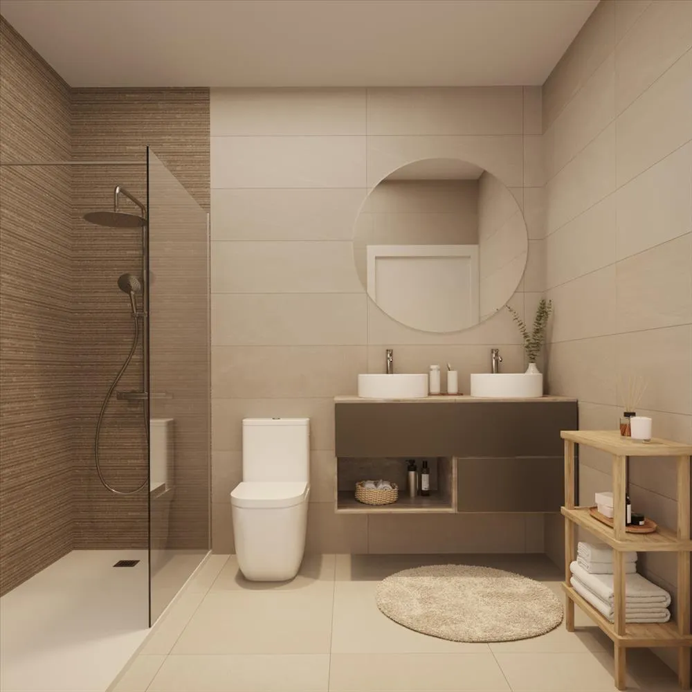 Salles de bain - New Brick Apartment with Private Pool in Las Lagunas