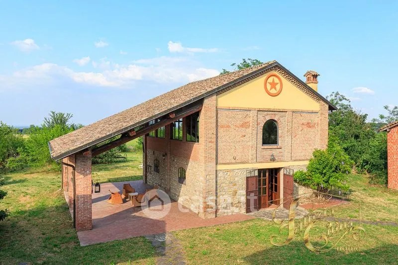 Vue aérienne - Restored Rustico with Garden near Agazzano