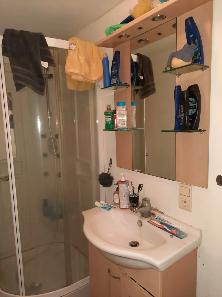 Salles de bain - Appartement avec Ascenseur près du Piétonnier à Mons