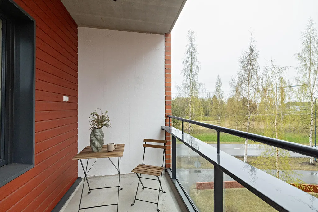 Balcon - Apartment with Balcony and Sauna in Kaakkuri
