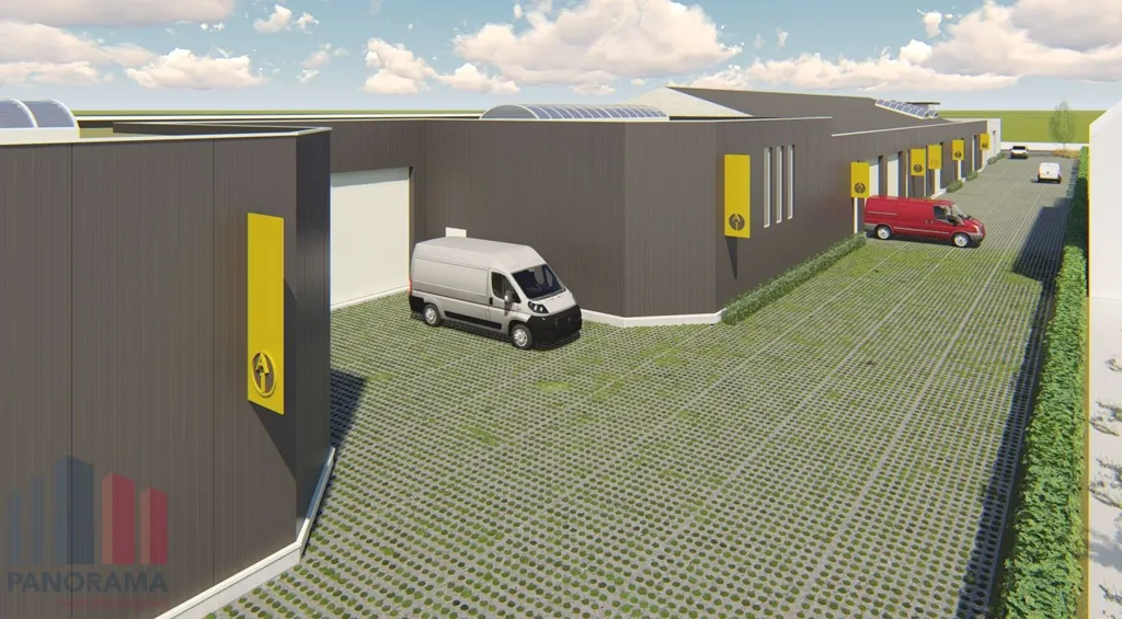 New Industrial Building with 2 Parking Spots in Herzele