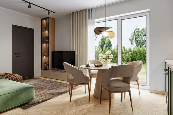 Séjour - Appartement 2 pièces à Tartu