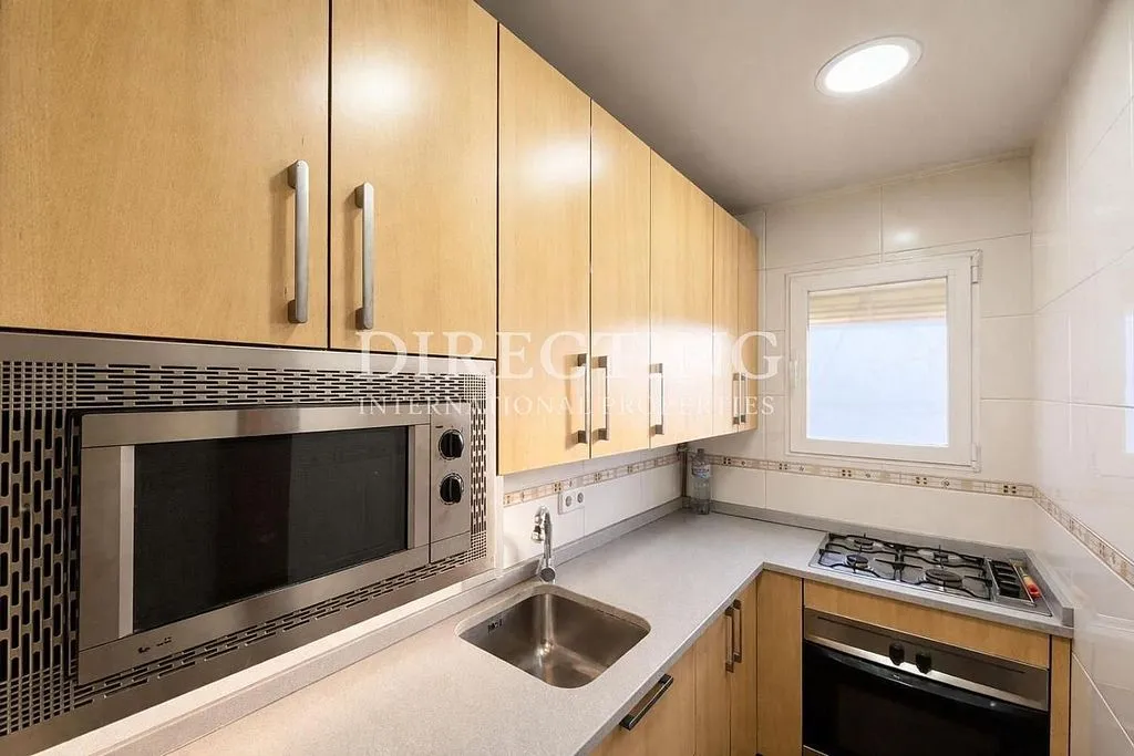 Köök - Loft with Terrace in Argüelles, Madrid