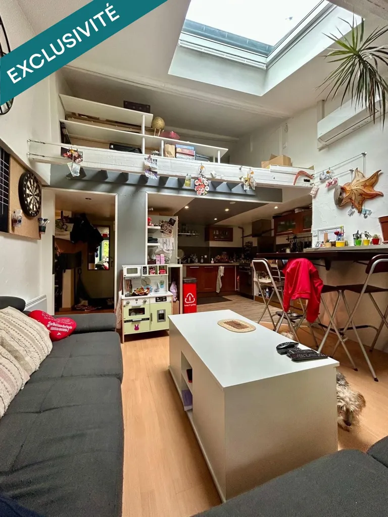Séjour - Appartement Atypique à Nancy