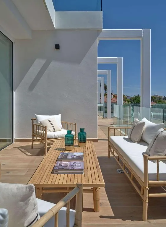 Terrasse - Luxury Villa with Sea View in Marbella
