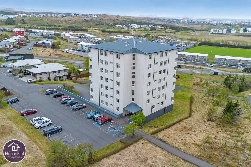 Vue aérienne - Apartment with Panoramic Views in Kopavogur