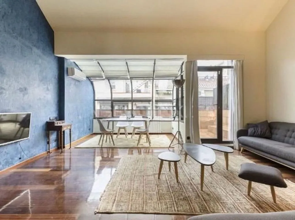 Séjour - Apartment with Terrace in Vila de Gràcia