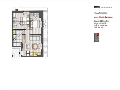 Floor Plan - Luxury 4-Bedroom Apartment in Florence
