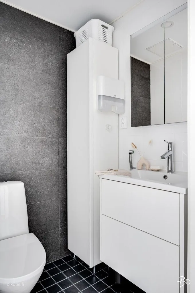 Salles de bain - Apartment with River View in Telakkaranta